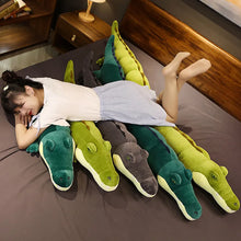 Load image into Gallery viewer, 80-180cm Simulation Crocodile Plush Toys Stuffed Soft Animals Plush Long Crocodile Pillow Doll Home Decoration Gift for Children