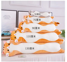 Load image into Gallery viewer, 1pc 50-130CM kawaii Long Animal Cat Plush Toys Lovely Soft Pillow for Children Girls Baby Sleeping Cushion Cartoon Stuffed Dolls