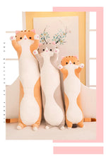 Load image into Gallery viewer, 1pc 50-130CM kawaii Long Animal Cat Plush Toys Lovely Soft Pillow for Children Girls Baby Sleeping Cushion Cartoon Stuffed Dolls