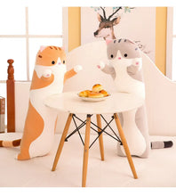 Load image into Gallery viewer, 1pc 50-130CM kawaii Long Animal Cat Plush Toys Lovely Soft Pillow for Children Girls Baby Sleeping Cushion Cartoon Stuffed Dolls