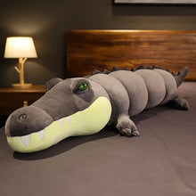 Load image into Gallery viewer, 80-180cm Simulation Crocodile Plush Toys Stuffed Soft Animals Plush Long Crocodile Pillow Doll Home Decoration Gift for Children