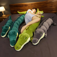 Load image into Gallery viewer, 80-180cm Simulation Crocodile Plush Toys Stuffed Soft Animals Plush Long Crocodile Pillow Doll Home Decoration Gift for Children