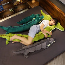 Load image into Gallery viewer, 80-180cm Simulation Crocodile Plush Toys Stuffed Soft Animals Plush Long Crocodile Pillow Doll Home Decoration Gift for Children