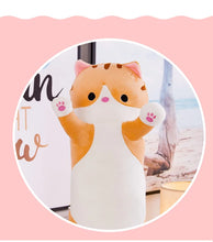 Load image into Gallery viewer, 1pc 50-130CM kawaii Long Animal Cat Plush Toys Lovely Soft Pillow for Children Girls Baby Sleeping Cushion Cartoon Stuffed Dolls