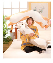 Load image into Gallery viewer, 1pc 50-130CM kawaii Long Animal Cat Plush Toys Lovely Soft Pillow for Children Girls Baby Sleeping Cushion Cartoon Stuffed Dolls