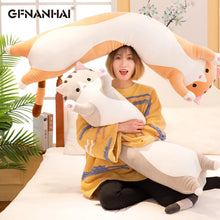Load image into Gallery viewer, 1pc 50-130CM kawaii Long Animal Cat Plush Toys Lovely Soft Pillow for Children Girls Baby Sleeping Cushion Cartoon Stuffed Dolls