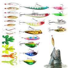 Load image into Gallery viewer, Fishing Tackle Advent Calendar Fishing Lures Set Fishing Gear Countdown Calendar Adults Kids Men Women Christmas Fish Bait Gifts