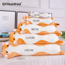 Load image into Gallery viewer, 1pc 50-130CM kawaii Long Animal Cat Plush Toys Lovely Soft Pillow for Children Girls Baby Sleeping Cushion Cartoon Stuffed Dolls
