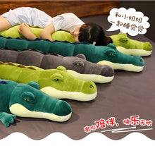 Load image into Gallery viewer, 80-180cm Simulation Crocodile Plush Toys Stuffed Soft Animals Plush Long Crocodile Pillow Doll Home Decoration Gift for Children
