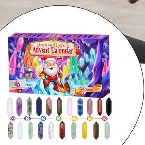 Crystals Advent Calendar 2024 2024 Advent Calendar For Christmas 24 Days Countdown Calendar Crystals For Kids Boys Girls