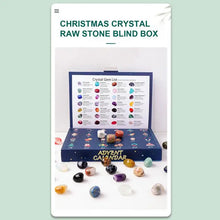 Load image into Gallery viewer, Crystal Advent Calendar 2024 Children&#39;s Crystal Gem Crystal Collection Christmas Countdown Toys Gemstone Stone Learning Kit For
