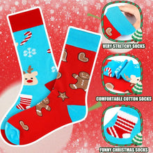 Load image into Gallery viewer, Christmas Socks Advent Calendar Funny Christmas Socks 24 Days Of Advent Box Socks With Different Christmas Patterns For Adults
