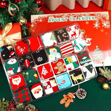 Load image into Gallery viewer, Christmas Socks Advent Calendar Funny Christmas Socks 24 Days Of Advent Box Socks With Different Christmas Patterns For Adults
