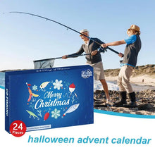 Load image into Gallery viewer, Advent Calendar Fishing Tackle Set 24X Christmas Countdown Calendar With Fishing Lures Set Christmas Fishing Countdown Calendar
