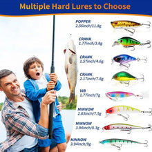 Load image into Gallery viewer, Fishing Tackle Advent Calendar Fishing Lures Set Fishing Gear Countdown Calendar Adults Kids Men Women Christmas Fish Bait Gifts
