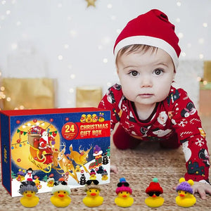 Christmas Advent Calendar 2024 24 Days Christmas Gift Set Countdown with Rubber Ducks Bath Toys DI Y Fun for Kids and Adults